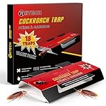 Cockroach Traps for Indoor, 18 Pack Sticky Roach Traps, Cockroach Bait for Home, Garage and Shed