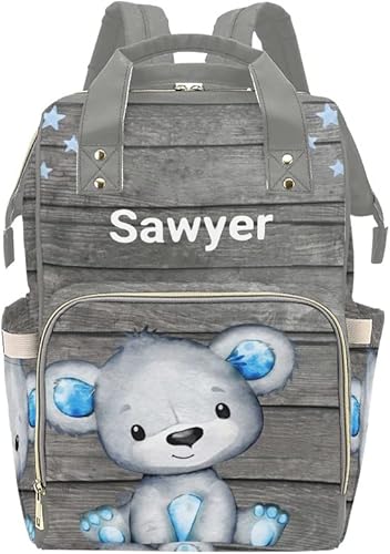 Lion - Bolsa de pañales personalizada con nombre personalizado, bolsa grande para mamá, para adolescentes, niñas, niños, estudiantes, Opción 6,