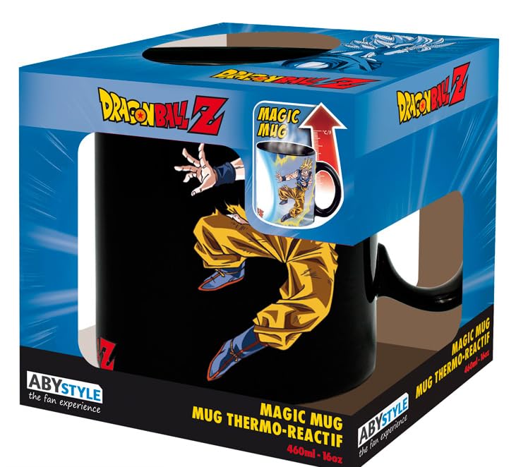 ABYSTYLE DRAGON BALL Taza Heat Change 460 ml DBZ/Goku VS Buu,