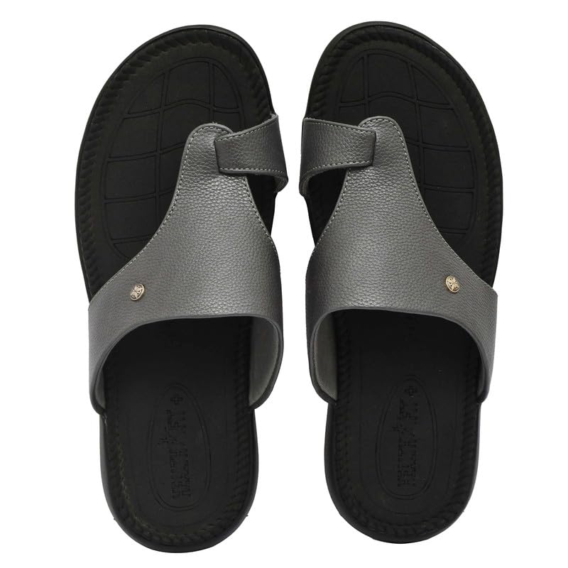 Image of HEALTH FIT Ortho Care Super Extra Soft Anti-Skid Doubleu Flip-Flops Orthopedic Chappal /Slipper Breathable Soft Sole Ultra-Lightweight Slipper for Men's 7016