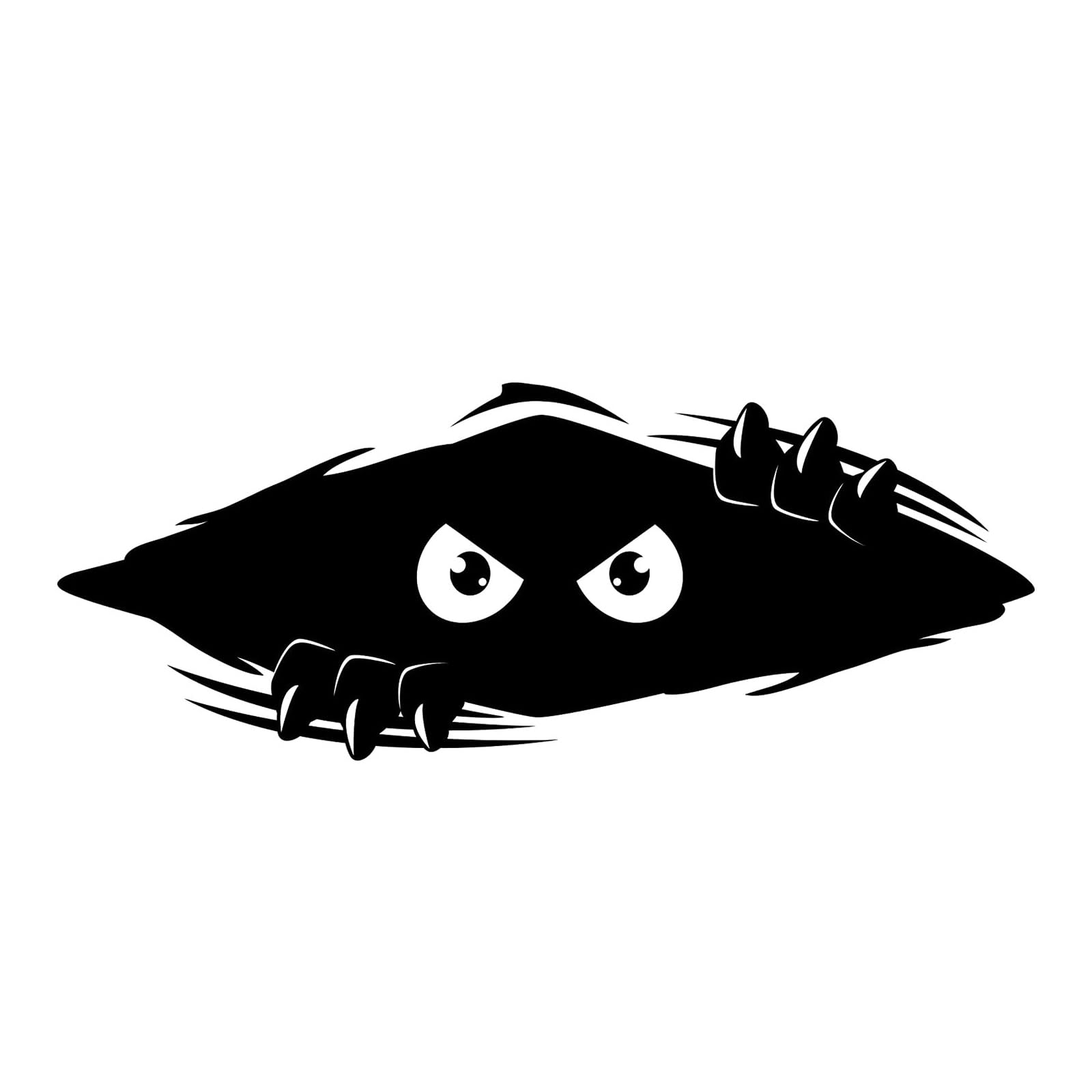 2Pcs Funny Peeking Monsters Car Sticker Waterproof Vinyl Decal Eye Catching Scary Eyes for Car Bumper Laptop Motorcycle