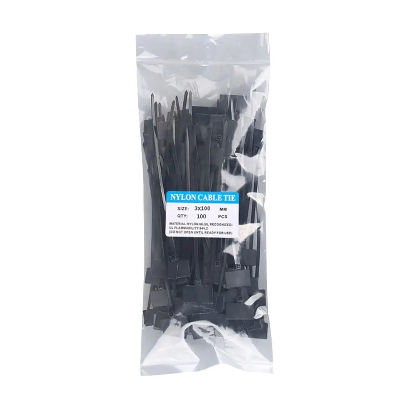 Enmrfvkz Black Nylon Cable Marking Tags