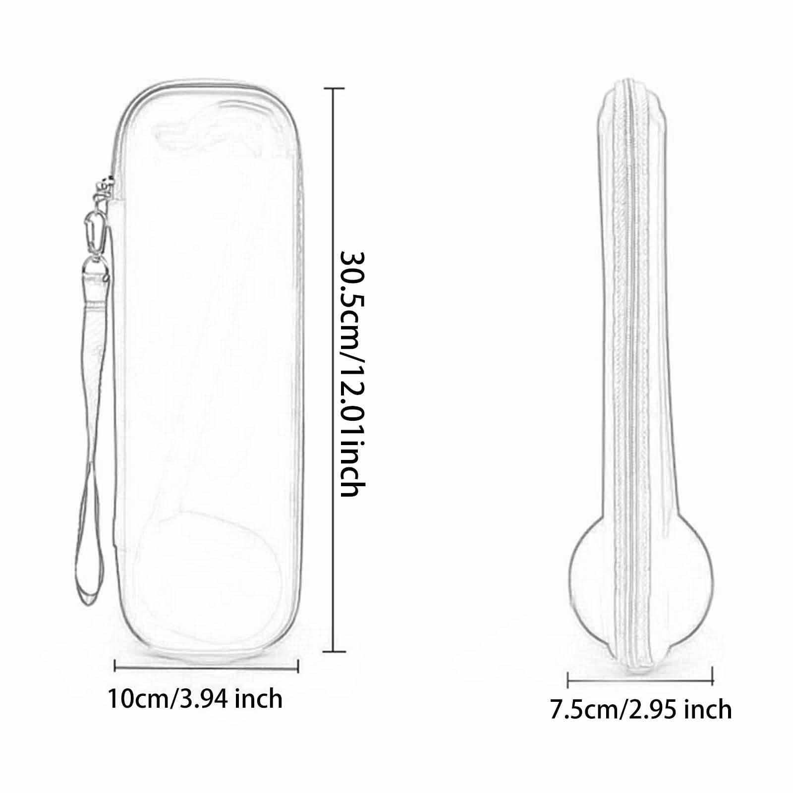 Reisetasche für Japanisches Musikgerät Otamatone mit Handschlaufe, Schwarz