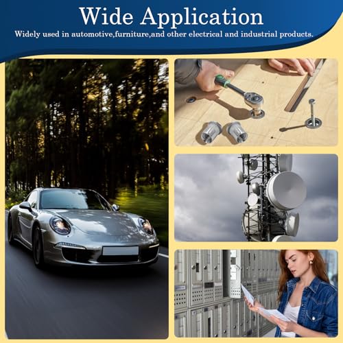 Image of 3 /8''-16 UNC Rivet Nut, 28Pcs 304 Stainless Steel Flat Head Rivnut Threaded Insert Nutsert