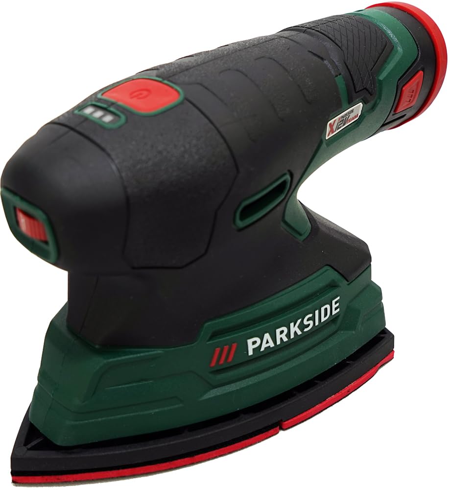 HEADNMORE Parkside PAMS 12 Ponceuse multifonction sans fil 12 V (avec batterie) + porte-clés HEADNMORE