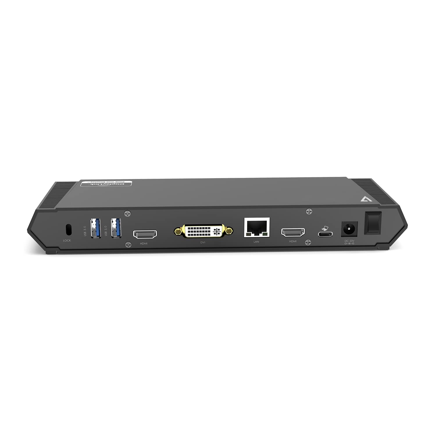 V7 Black Dockusbc Laptop Dock/Port Replicator Docking Usb 3.2 Gen 1 (3.1 Gen