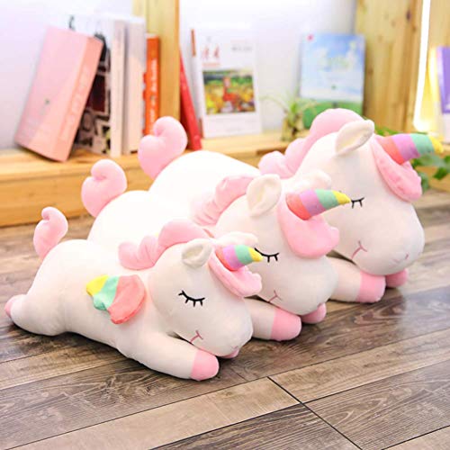 Image of SCOOBA Super Soft Sleeping Unicorn Soft Toy (25cm Small Sleeping Unicorn White)