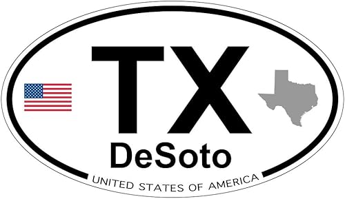 Desoto, Texas imán ovalado