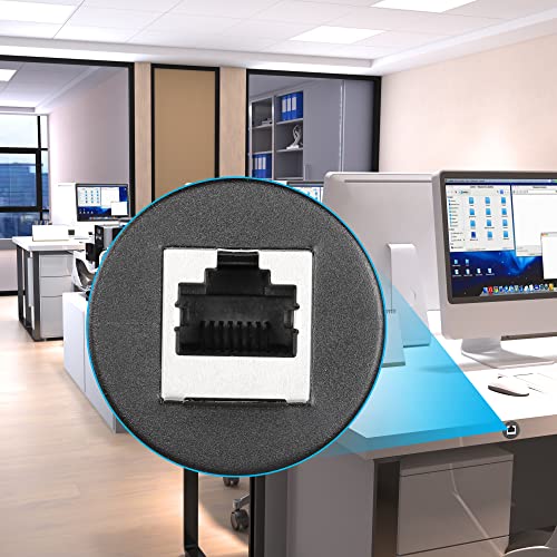 SinLoon RJ45 Cat8 Câble Ethernet Mâle à Mâle, Câble Réseau Cat8 Haute Vitesse 40 Gbit/s 2000 MHz SFTP Pour Serveur Routeur Modem Etc (gauche