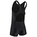 Bigg-black swim legsuit12-14t