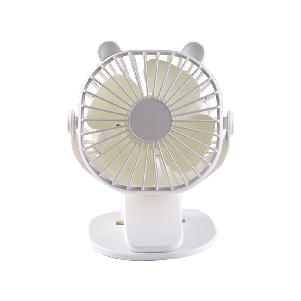 Ventilateur portable de bureau à 3 vitesses réglables avec batterie intégrée de 1200 mAh