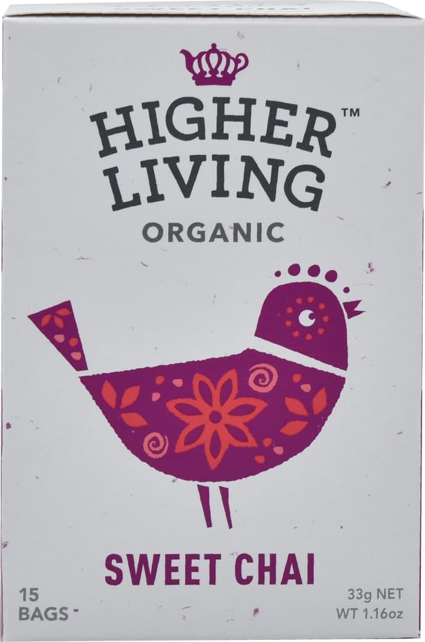 Miniatura 2 de Higher Living Organic Sweet Chai  15 bolsitas de té  Mezcla de té de hierbas deliciosa y aromática