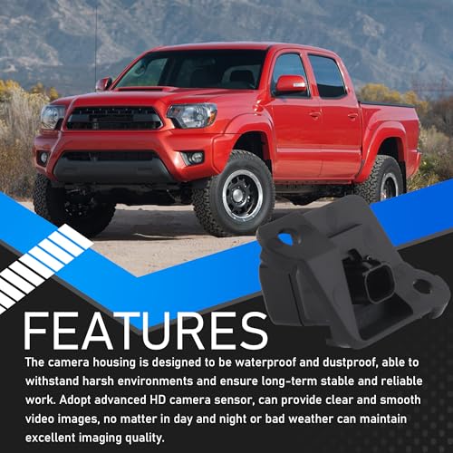 Image of 6Pin Backup Camera Parking Aid Camera Compatible with 2014 2015 Toyota Tacoma Base Pre Runner TRD Rear View Camera Replaces 86790-04021 8679004021 86790-04020 8679004020