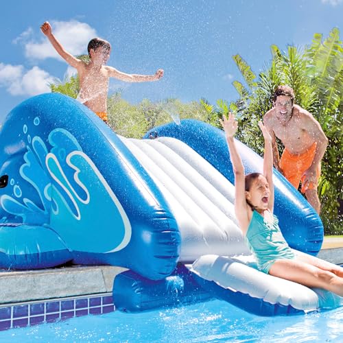 Image of INTEX Kool Splash Inflatable Water Slide for Swimming Pool Fun