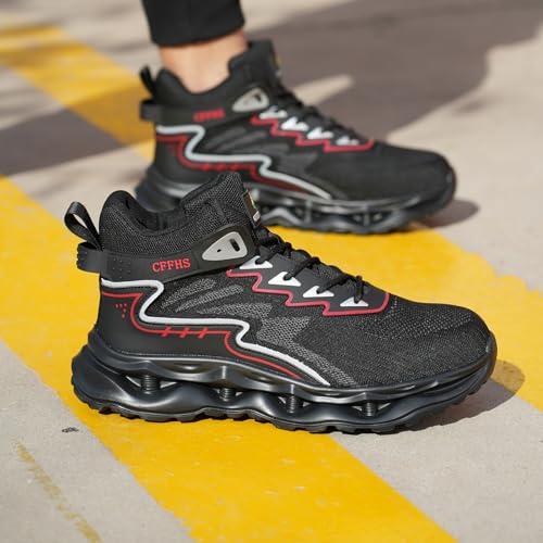 Nutropa Steel Toe Shoes for Men Women Work Safety Footwear Lightweight Breathable Comfortable Industrial Construction Sneakers4