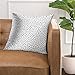 VANMI Throw Pillow Cover Spot Polka Dot Simple Structure Abstract with Many Scattered Pieces Black and White Design for Scatter Decorative Pillow Case Home Decor Square 20x20 Inches Pillowcase