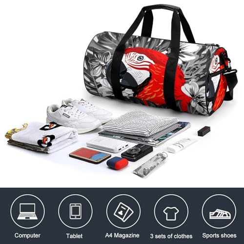 Sac de sport gym perroquet rouge pour libérer votre routine - 4