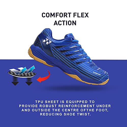 Image of YONEX Badminton Shoes Tour Dominant 2 | Ideal for Badminton,Squash,Table Tennis,Volleyball | Non-Marking Sole |TRU Cushion |Durable Skin Light|Synchro-Fit Insole|Toe Assist Shape|Hexa Grip |Light Weight|
