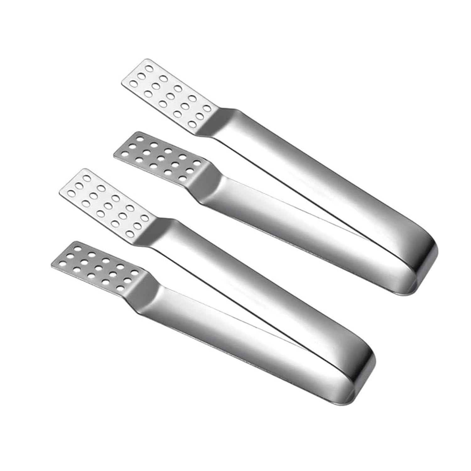 2 Piezas Exprimidor de Bolsas de Té de Acero Inoxidable, Abrazadera para Colador de Bolsas de Té, Herramienta para Exprimir Bolsas de Té para Té Suelto, Hojas Sueltas (Plata)