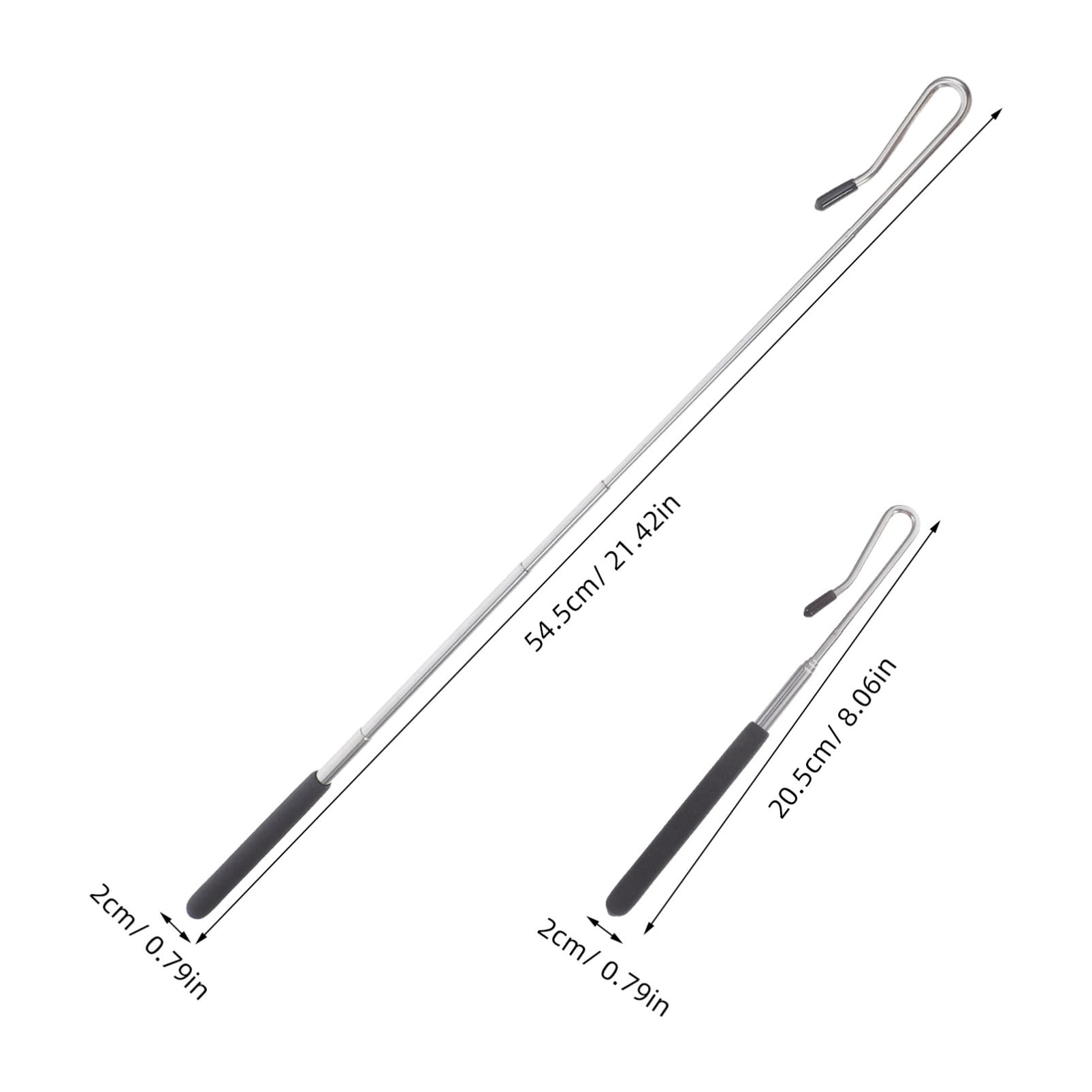 Toddmomy 4 Varillas de Mano Telescópicas de Aleación Ajustables para Control de Brazos de Títeres, Accesorios para Títeres en Escenario o Control Individual