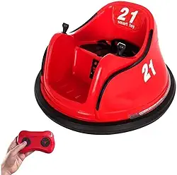 Mini Carro Bate-Bate Elétrico Importway 6V BW212VM Vermelho