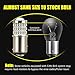 AUXLIGHT LED Strobe/Flash Brake Tail Light Bulbs 2057 1157 LED Bulb Red 320% Brighter 2357 7528 2057A 1157A BAY15D Led Bulbs for Tail Stop Brake Lights (Brilliant Red, Pack of 2)