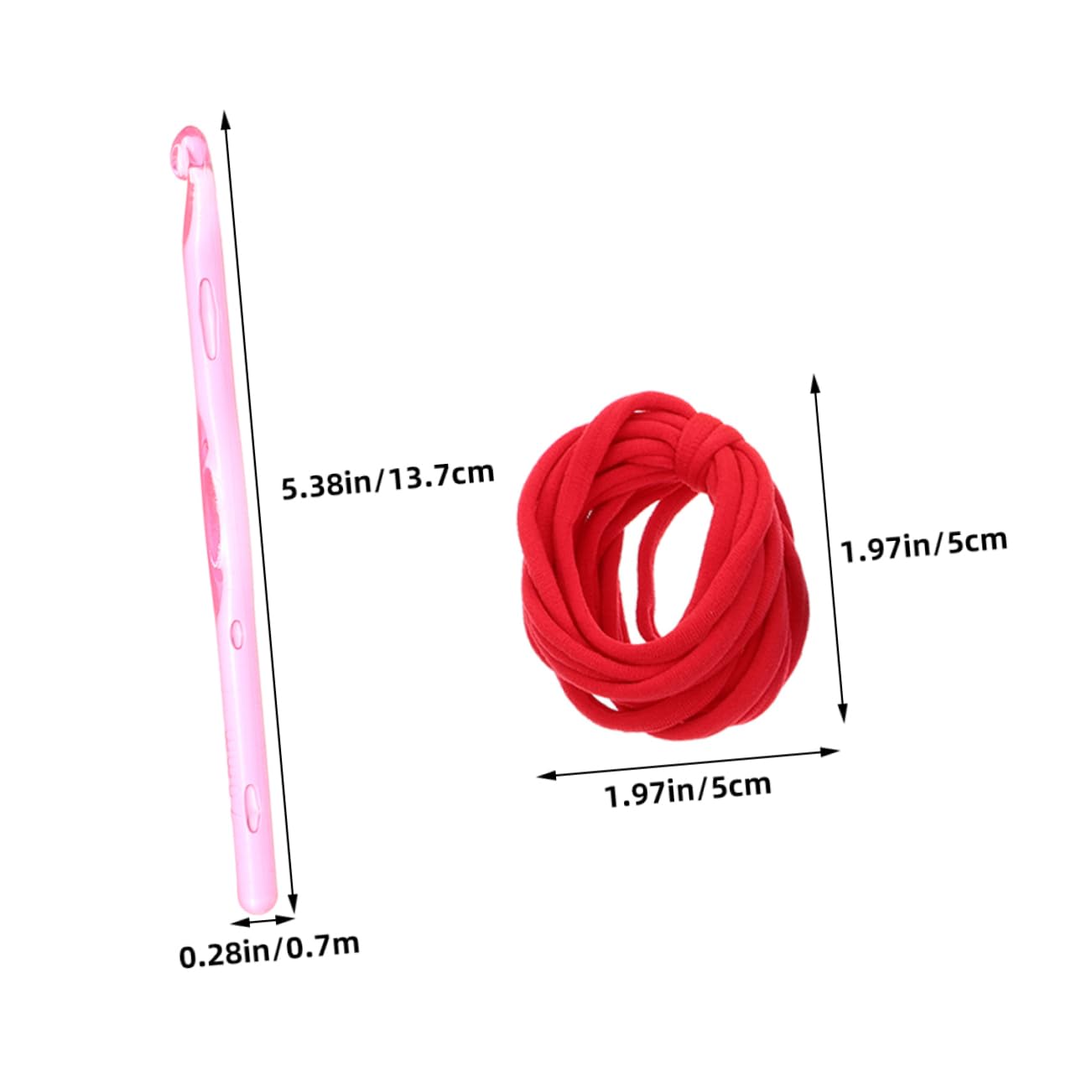 KALLORY DIY Braided Elastic String Loop Elastic Rope Loop for Weaving Loom Tools