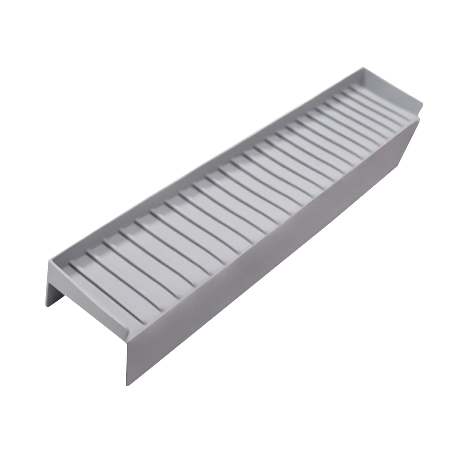 Stuffygreenus Silicone Splash Guard, Bath Splash Guard Shelf, Bath Toy Tray Holder, Bath Tub Water Splash Guard, Sink Splash Guard for Bathtub & Kitchen Sink, 1Pcs (Grey)