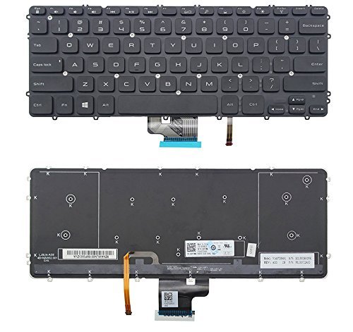 Clavier Dell Precision M3800 rétroéclairé noir sans cadre pour ordinateur portable XPS 15 9530