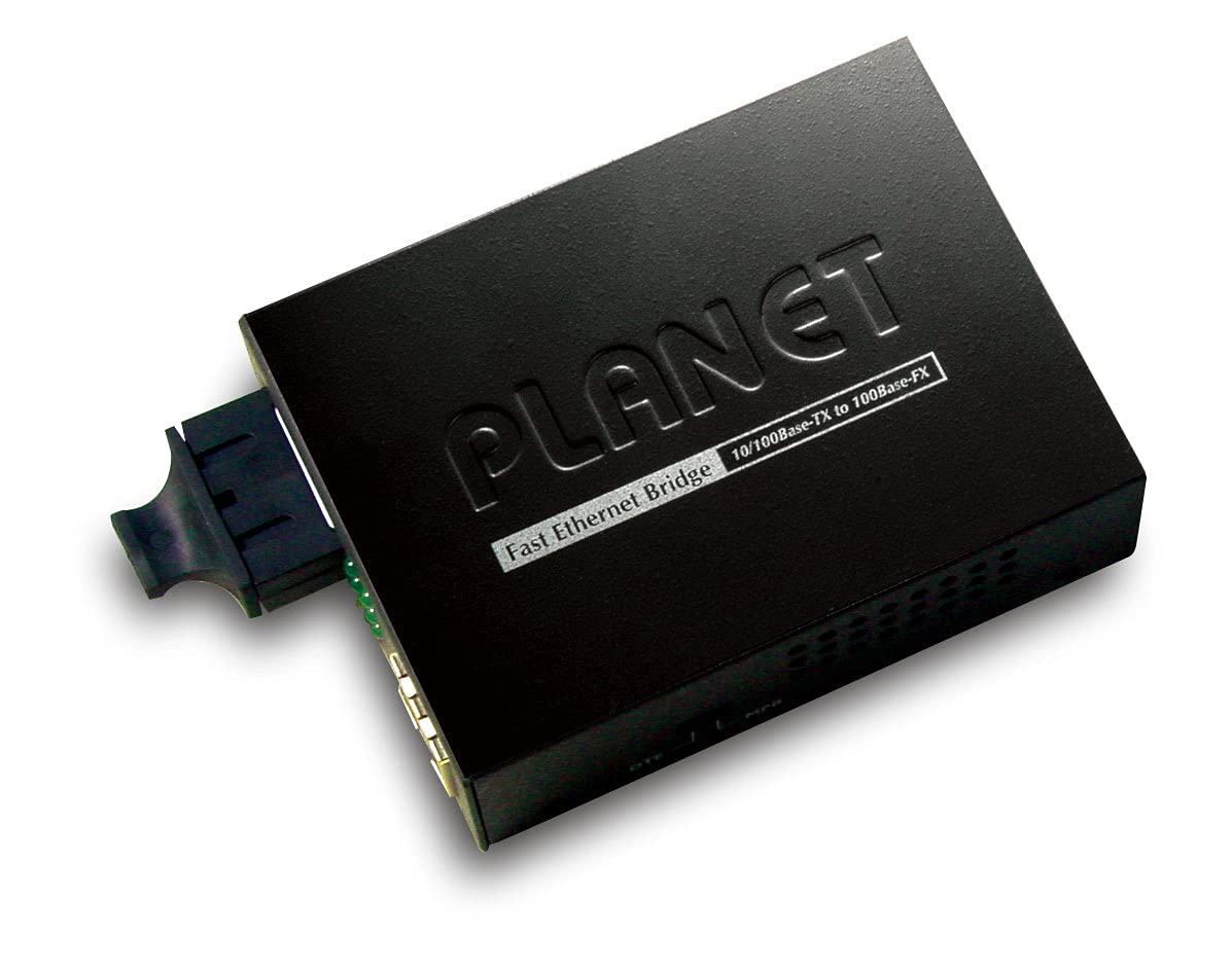 Planet Technology USA FT-802 10/100Base-TX to 100Base-FX Media Converter (MM, SC, 2Km, LFPT)