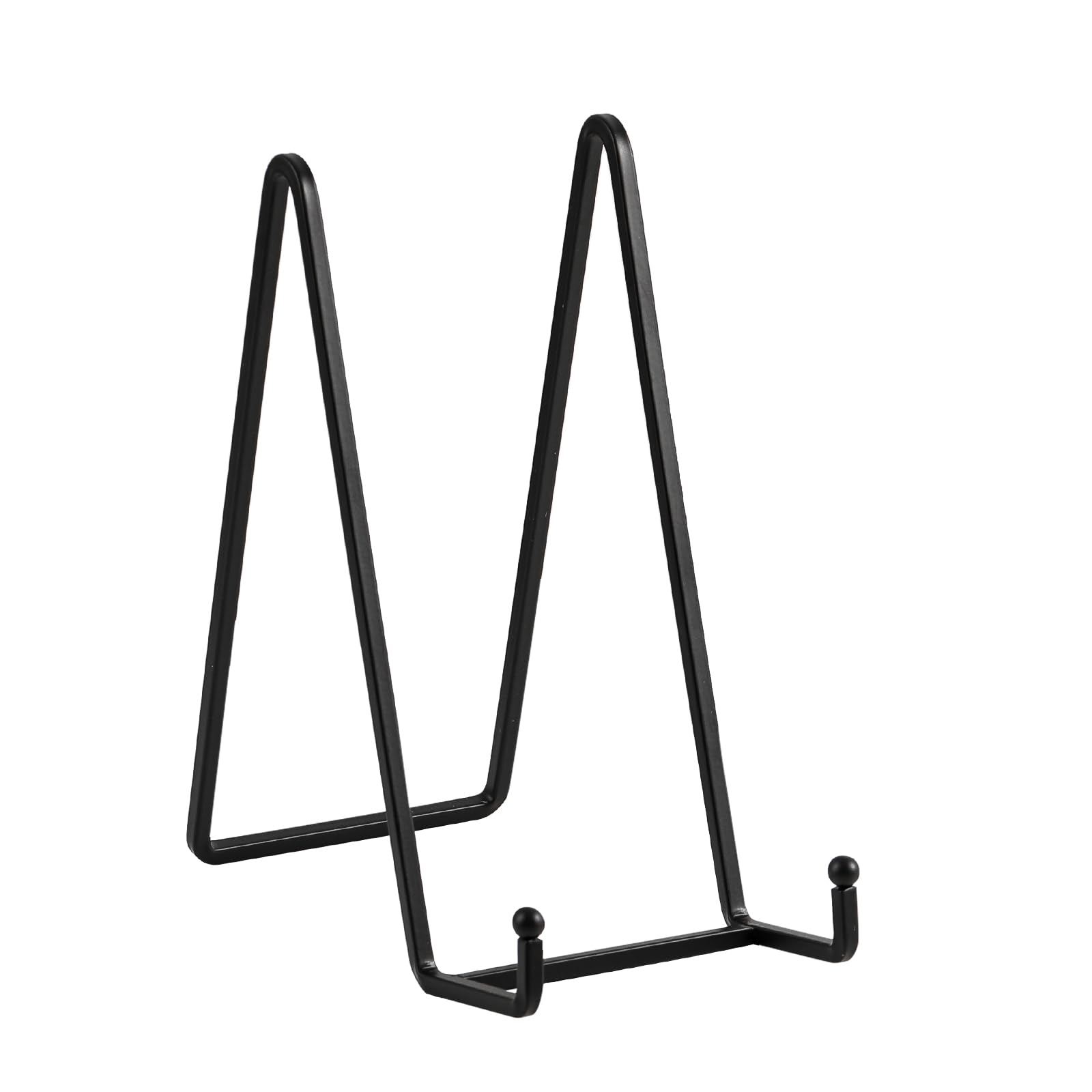 Lzerking 20 Espositori Pieghevoli In Ferro, 25,4 Cm – Supporti Per Foto, Piatti, Libri E Quadri – Colore Nero - 3