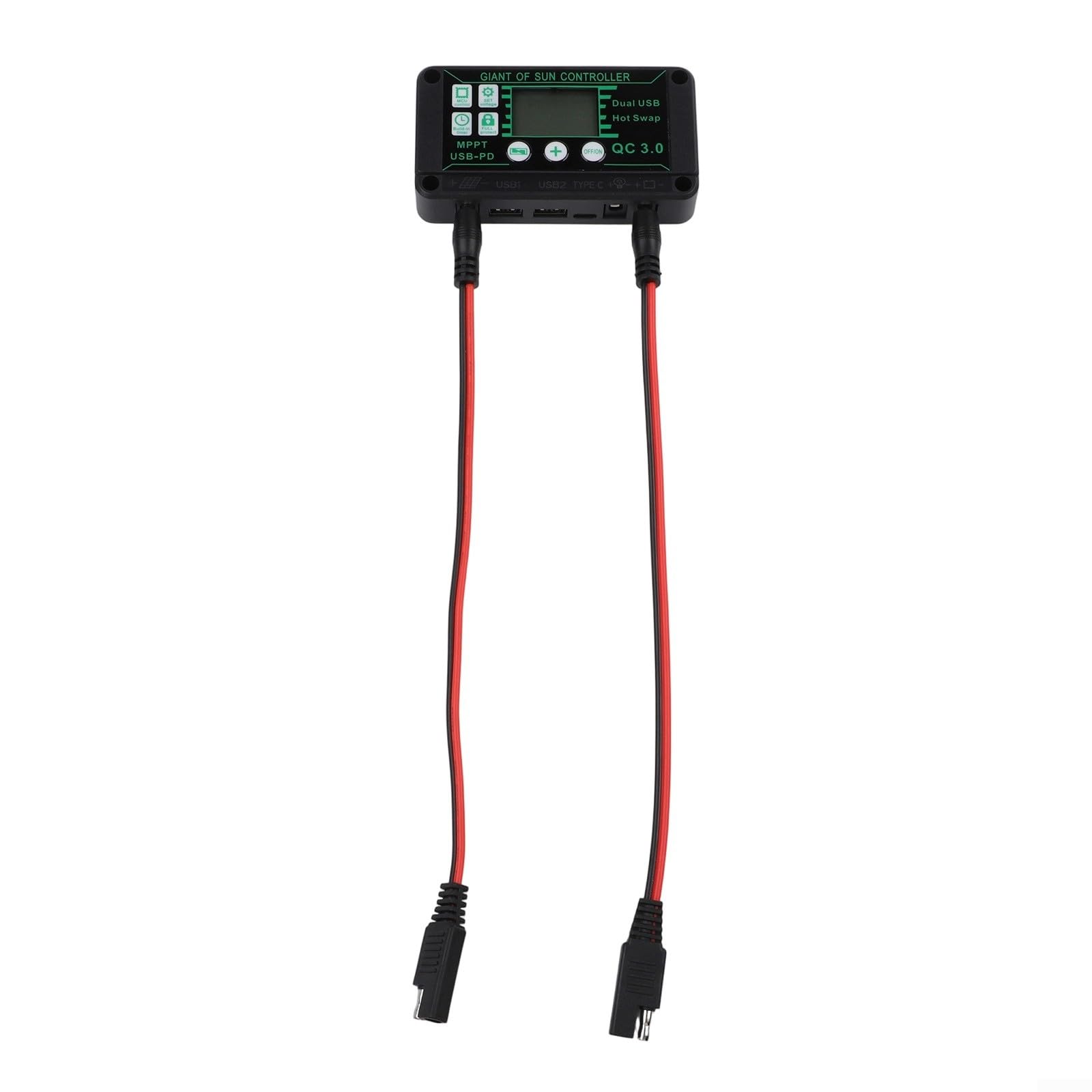 Cargador de batería de 12 V, panel de PET portátil de 20 W con controlador de carga inteligente para carga lenta, coches, barcos, caravanas, motocicletas, uso al aire libre, fácil