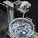 Power Mixer Pneumatic Agitator Clamp-On Drum Agitator Industrial-Grade Pneumatic Shaker Paint Stirring Tool，Pneumatic Paint Mixer, 1/8 5 Gallon Air Agitator with Digital Display & Auto Lift,