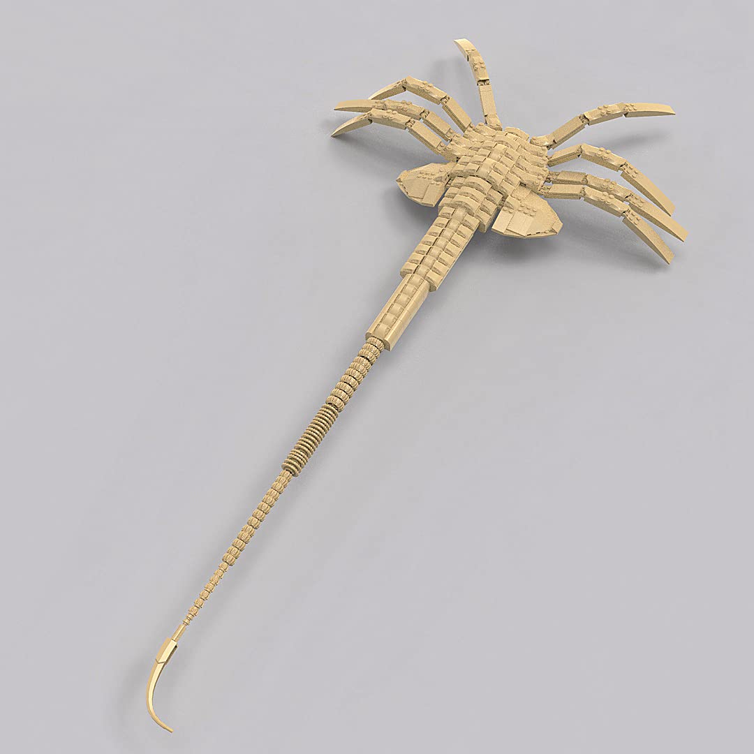 Figurine Facehugger Alien Articulée - Décoration Bureau Geek, Jouet Articulé Pour Fans De Science-fiction