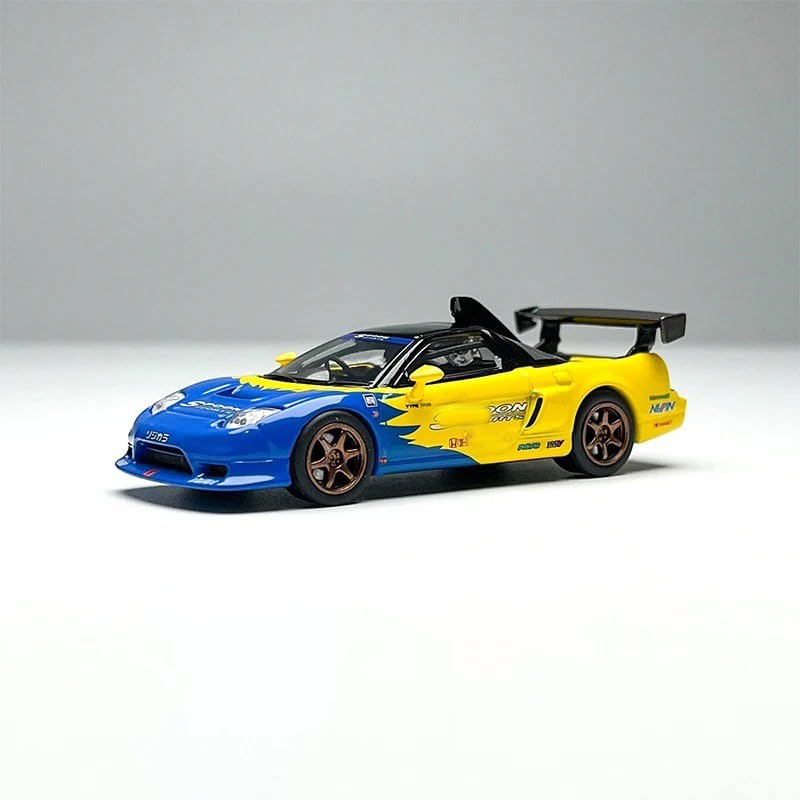 Modelo de coche HTLNUZD 1:64 NSX-R GT de aleación miniatura 7