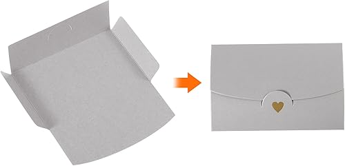 Miniatura 4 de PATIKIL Mini sobres, paquete de 20 soportes pequeños para tarjetas de regalo, sobres retro dorados de invitación de negocios para boda, cumpleaños,