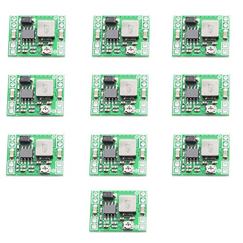 ZkeeShop 10Pcs MP1584EN Ultra Small DC-DC 3A Power Step-Down Adjustable Module Buck Converter 24V to 12V 9V 5V 3V Compatible for Arduino