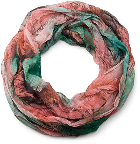 StyleBREAKER Sciarpa a tubo con motivo con mix di