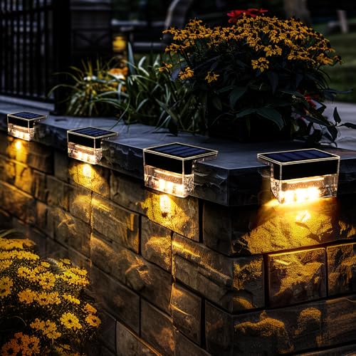 アクリル ソーラーライト 屋外 階段ライト 4個入