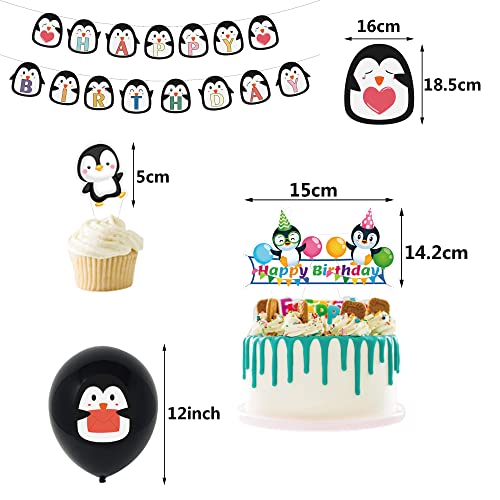 Decorazione per Feste di Compleanno Penguin