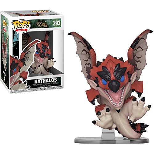 Funko Rathalos: Monster Hunters x POP! Games figura de vinilo y 1 paquete protector gráfico de plástico PET [#293 / 27342 - B]