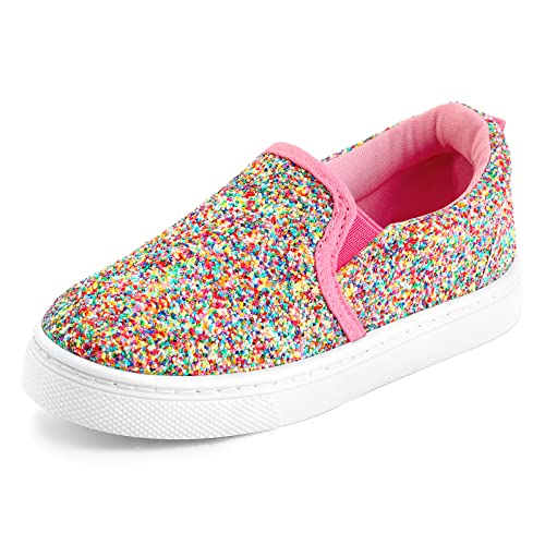 Image of K KomForme Toddler Sneakers for Girls Boys Slip On Canvas Walking Shoes | Lightweight, Comfortable