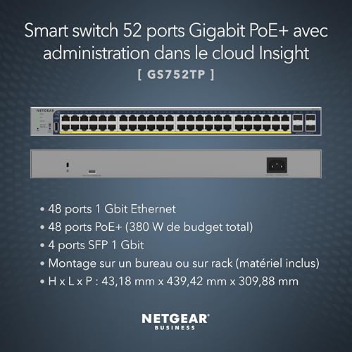 Netgear GS752TPv3 - vue 3