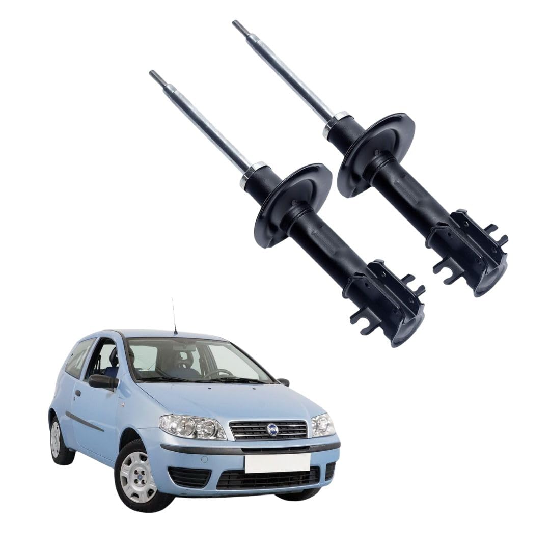 kit 2 ammortizzatori coppia anteriori compatibile con fiat punto 188 1.3 jtd 16v 70 cv dal 06/03