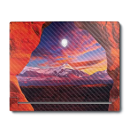 Image of MightySkins Carbon Fiber Skin Compatible with Alienware X16 R1 (2023) Full Wrap Kit - Vibrant Arch | Protective, Durable Textured Carbon Fiber Finish | Easy to Apply & Change Styles | Made in The USA