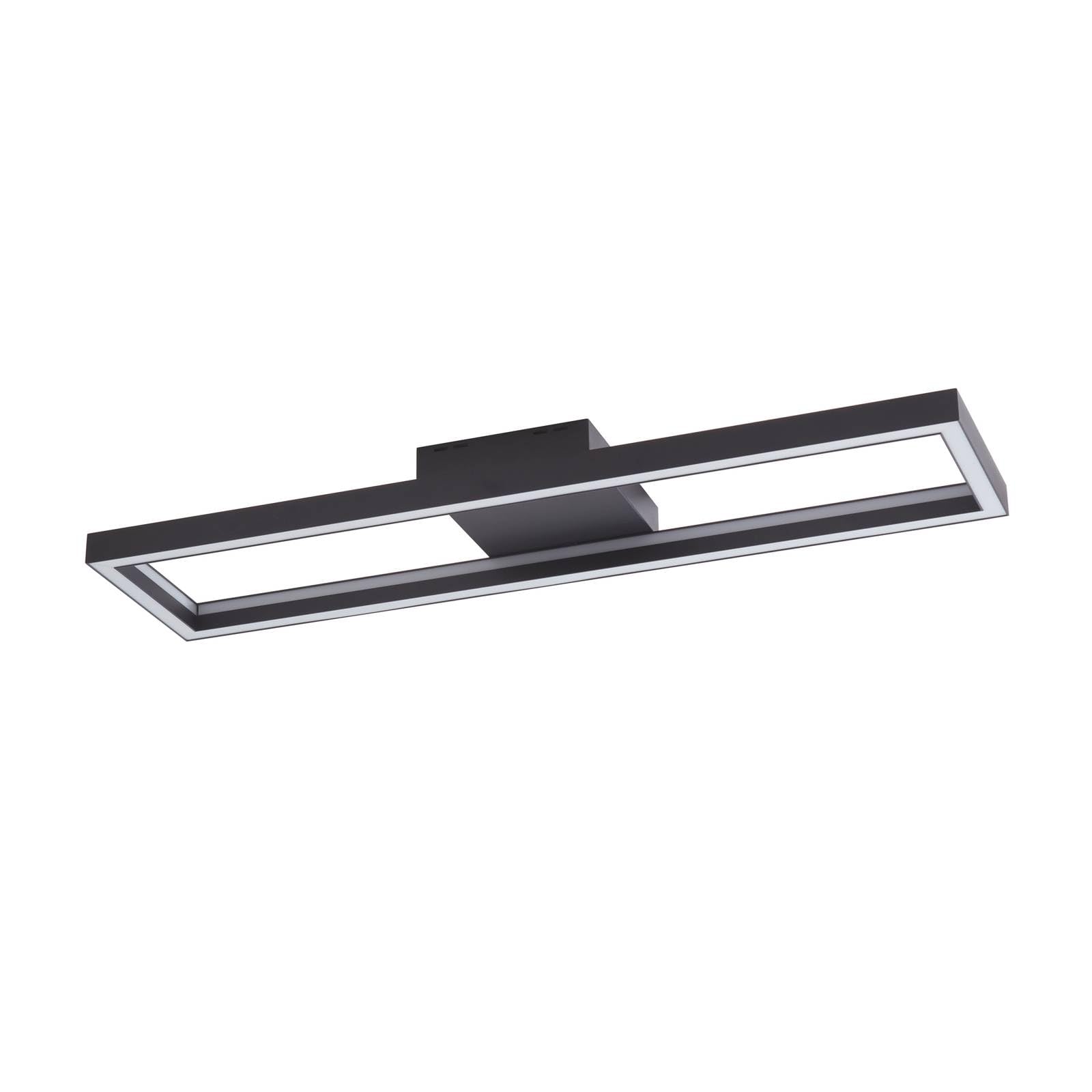Lucande LED Deckenlampe dimmbar, RGB Backlight wechselbare Lichtfarbe (2700-6500K) Fernbedienung App Steuerung Smart Home Wohnzimmerlampe Deckenleuchte