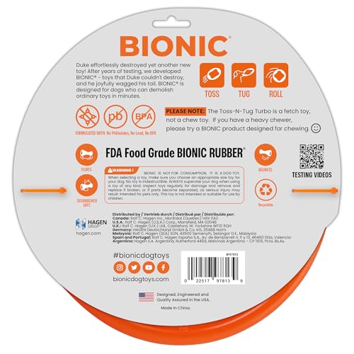 BIONIC Toss-N-Tug Turbo, Orange - Image 2