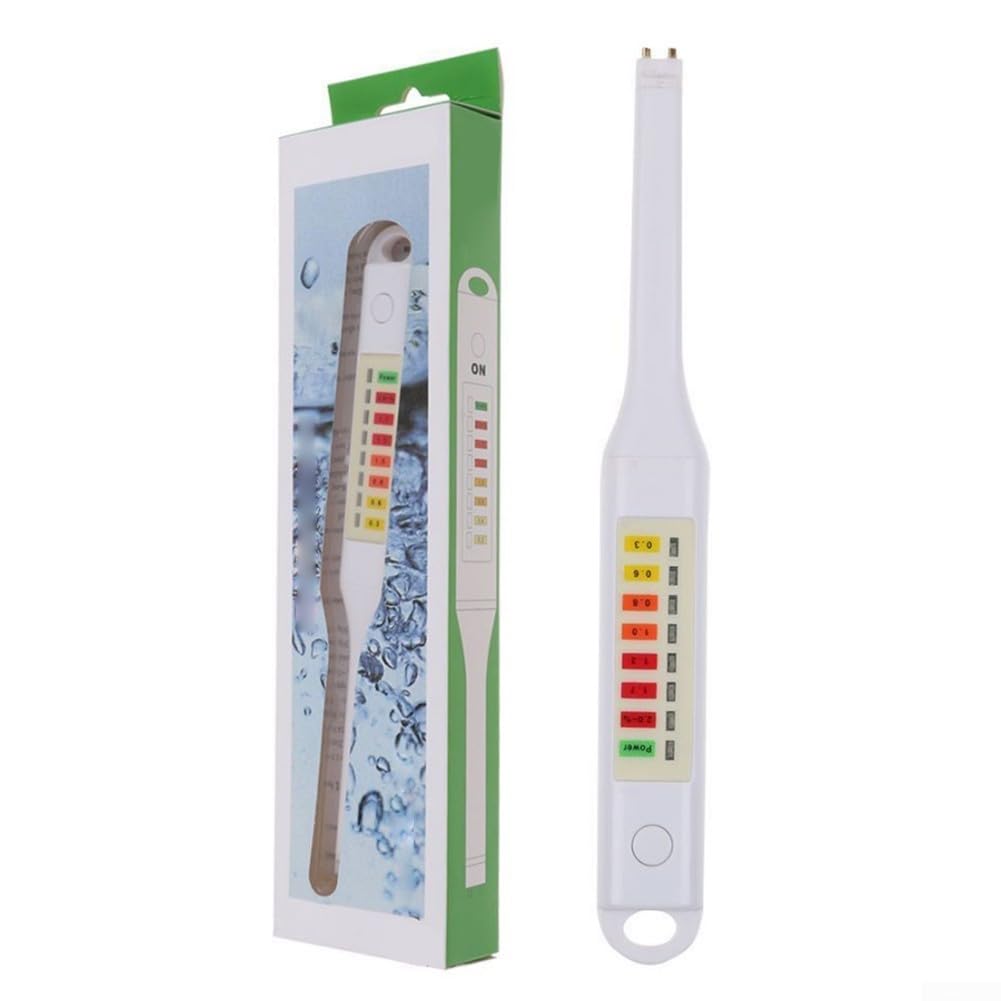 Testeur de sel alimentaire portable avec indicateur à 7 LED et compensation automatique (70-90 °C) pour une mesure précise de la salinité de cuisine, portable M (sans batterie)