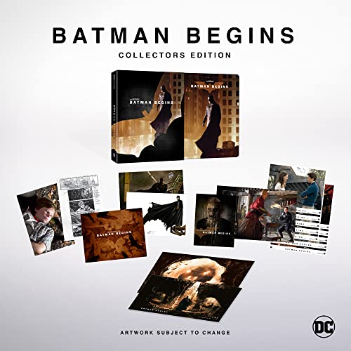 Batman Begins Ultimate Collector's Edition 4K Ultra HD Steelbook [4K Ultra HD] [2005] [Blu-ray] [Region Free]