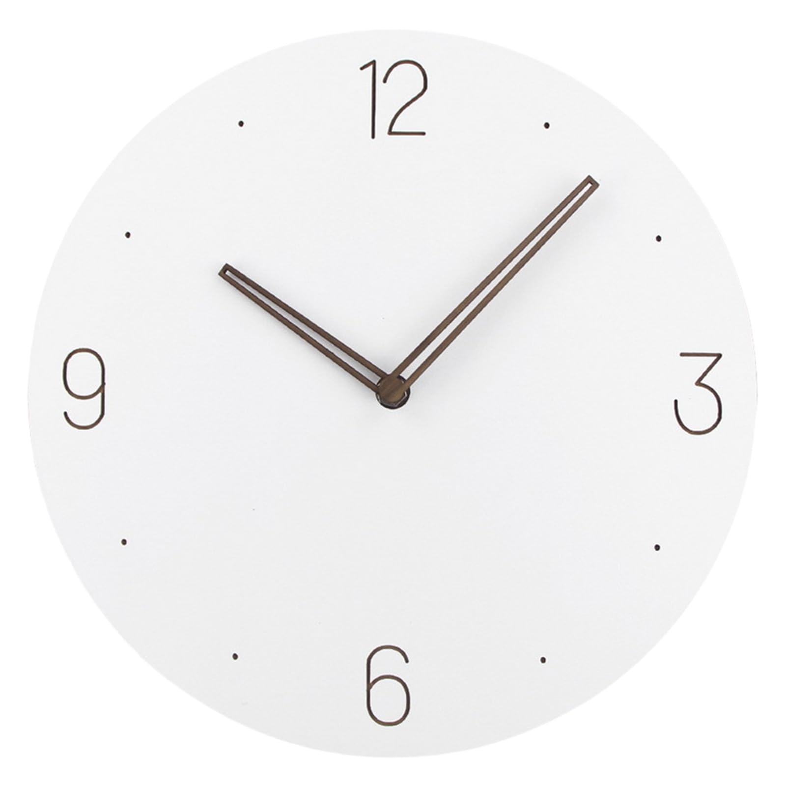 HDOYTXXM 12Inch Modern Round Decorative Wall Clock Quiet Quartzs Movement Battery Operated for Home Living Room Bedroom Quiet Quartzs Movement Clock